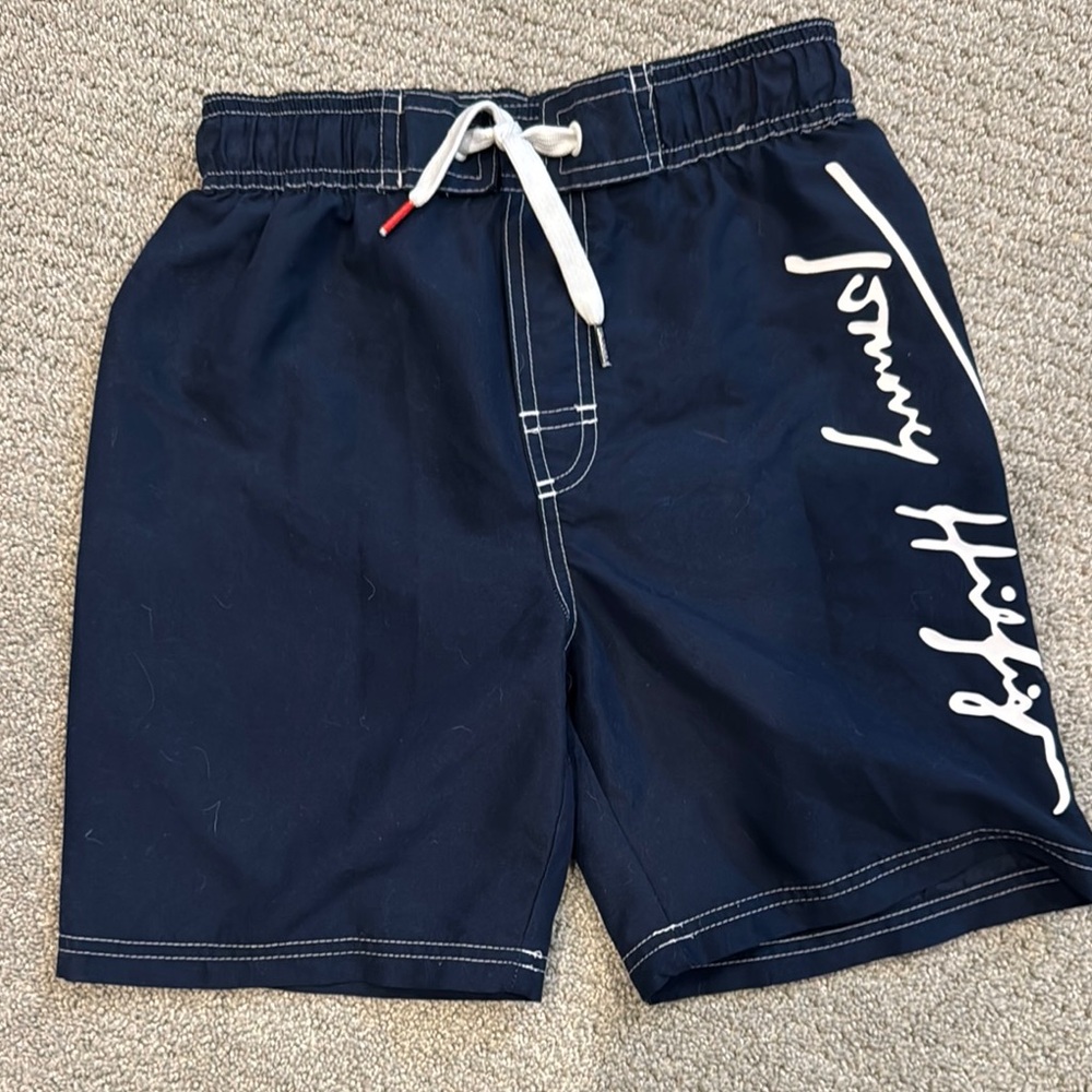 Tommy Hilfiger Boy’s Navy Blue Swim Shorts